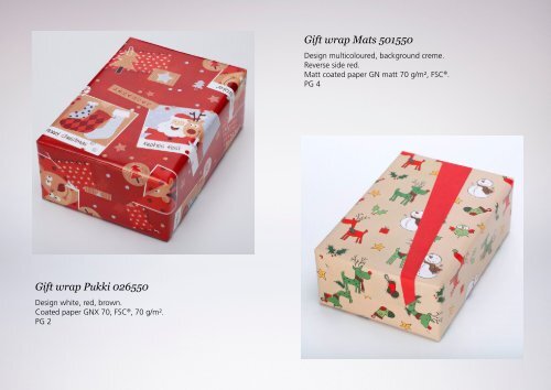 JUNG Christmas gift wrap Collection 2017