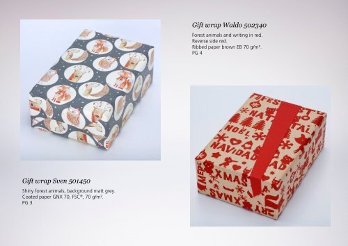 JUNG Christmas gift wrap Collection 2017