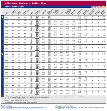 to Manurewa Middlemore Auckland Airport