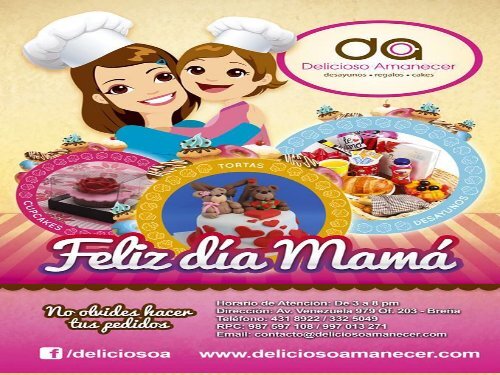 Presentación Desayunos Dia de la Madre Delicioso Amanecer 2017