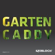 Gartencaddy von KNOBLOCH