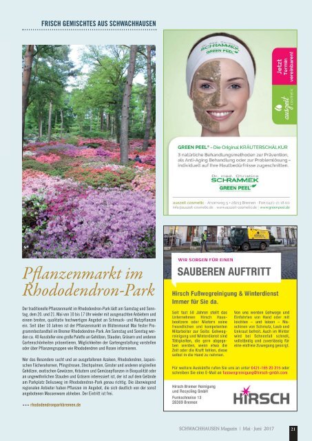 SCHWACHHAUSEN Magazin | Mai-Juni 2017