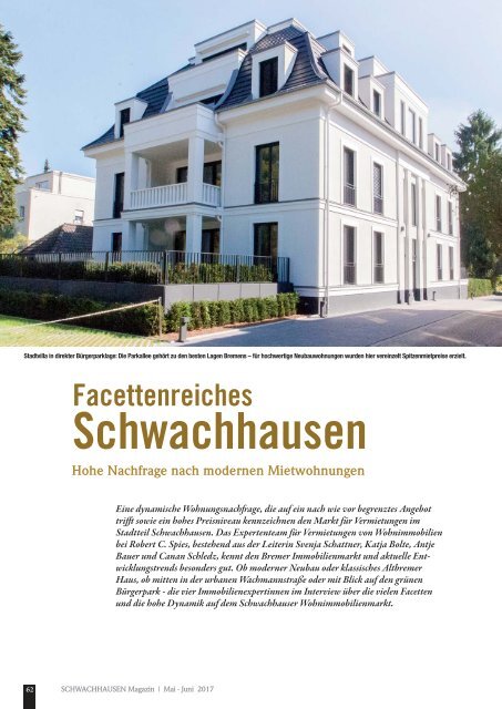 SCHWACHHAUSEN Magazin | Mai-Juni 2017