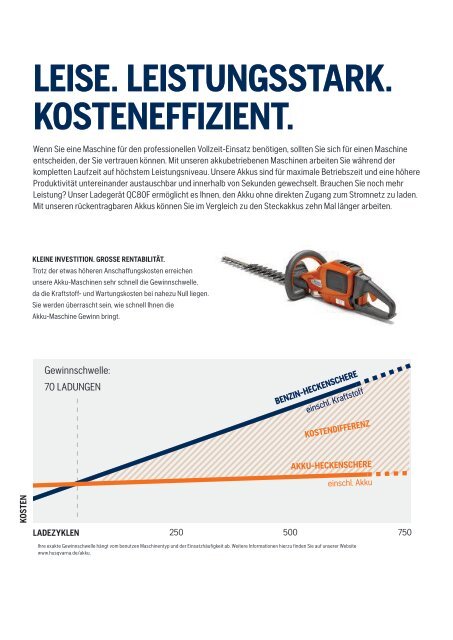 Husqvarna Akku-Broschüre 2017