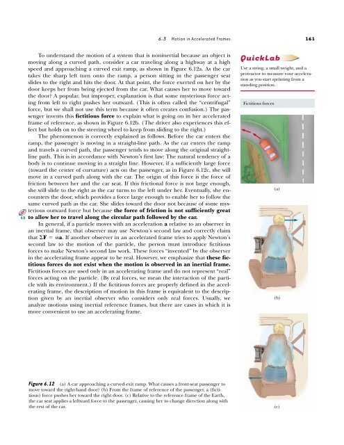 Circular Motion and Other Applications of Newton's Laws