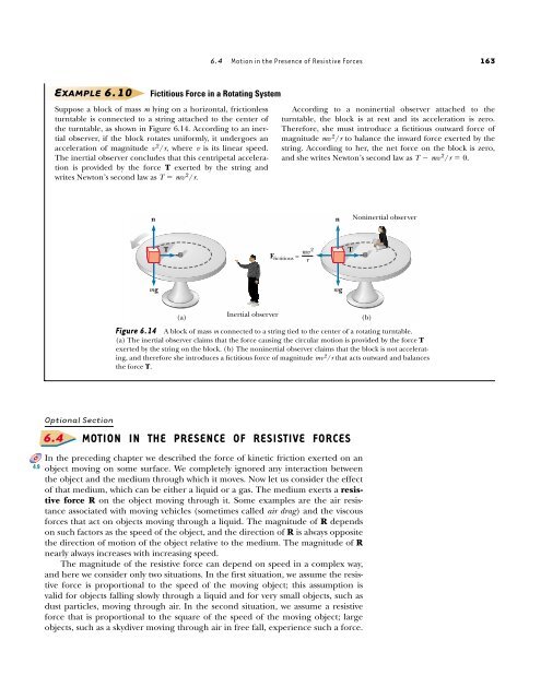 Circular Motion and Other Applications of Newton's Laws