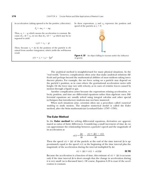 Circular Motion and Other Applications of Newton's Laws