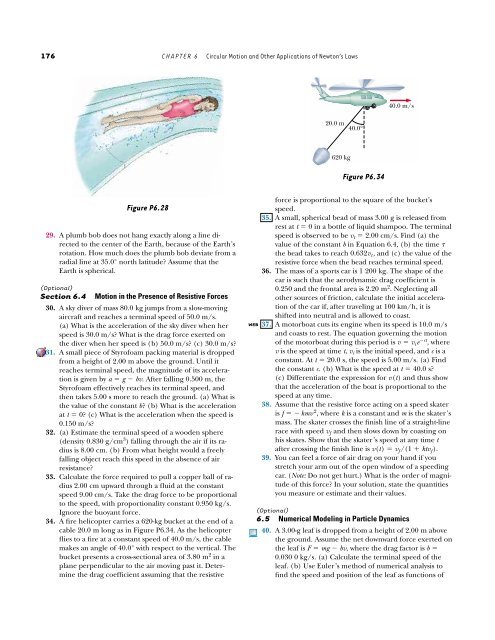 Circular Motion and Other Applications of Newton's Laws