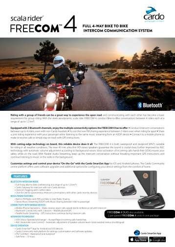 Scala rider FREECOM 4