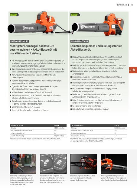 Husqvarna CLG Katalog 2017