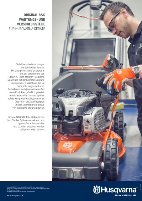 Husqvarna Ersatzteilkatalog 2017