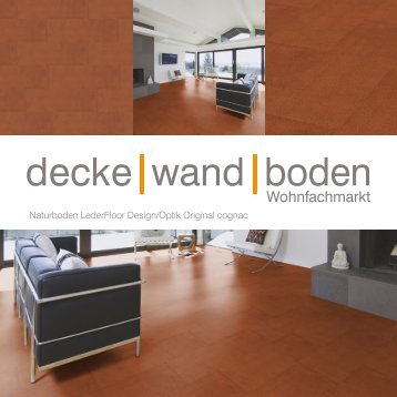 dwb Produktinformation LederFloor Original cognac L707