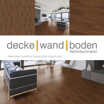 dwb Produktinformation LederFloor Original gold L705