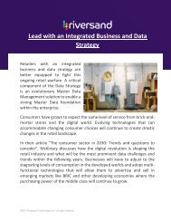 Lead with an Integrated Business and Data Strategy