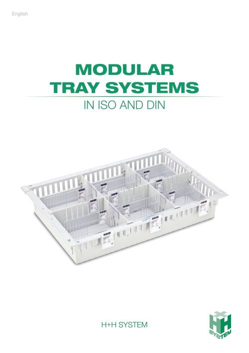 3 Tray Module Modular Tray System in ISO and DIN