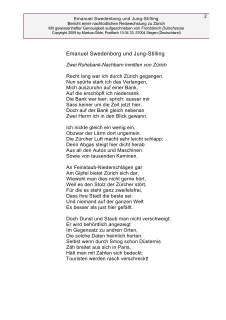 Emanuel Swedenborg und Jung-Stilling