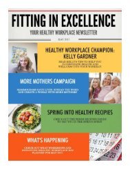 Fitting In Excellence May 2017