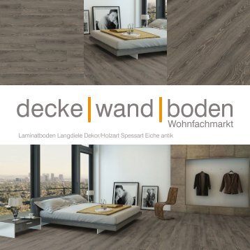 dwb Produktinformation Laminatboden Langdiele Spessart Eiche antik OL35463