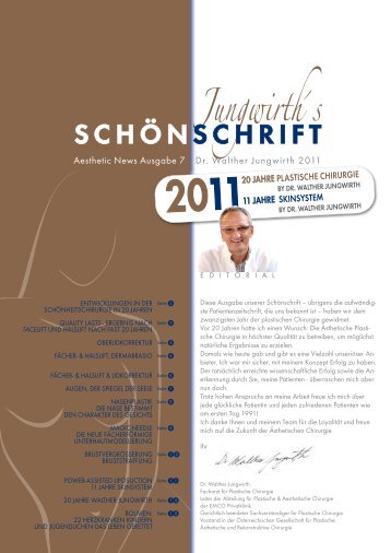2011 - Plastische Chirurgie Dr. Walther Jungwirth
