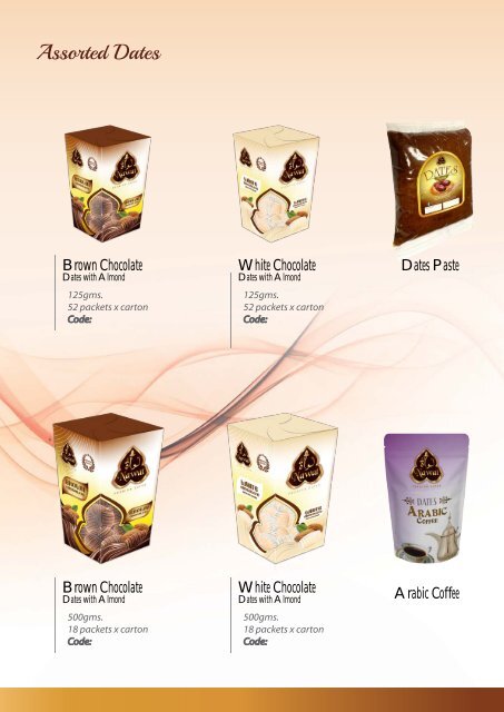 NAWAT ALMADINAH DATES &amp; FOOD CO. BROCHURE