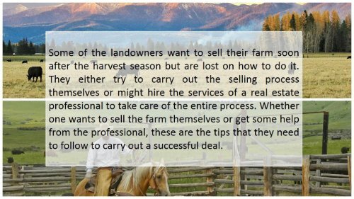 The Top Tips for Selling a Farm