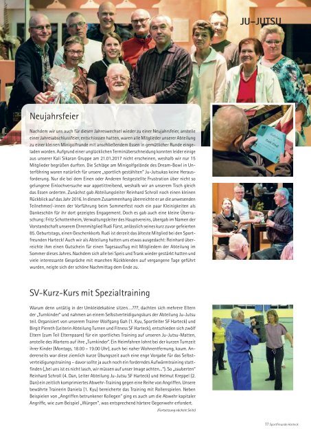 SF Harteck München - Vereinszeitung Mai 2017