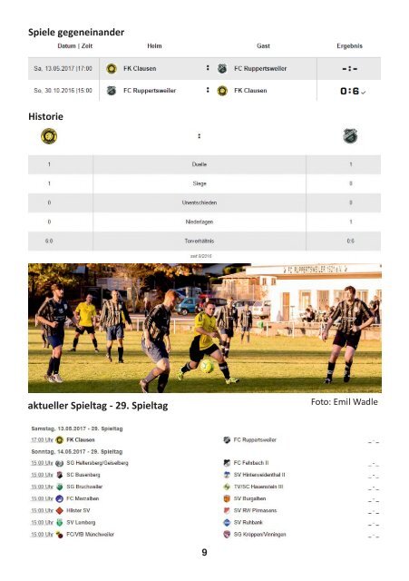 FKC Aktuell - 29. Spieltag - Saison 2016/2017