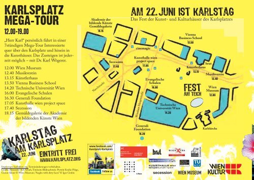 Der Kunstplatz Karlsplatz feiert sich und seine zahlreichen