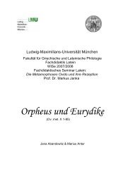 Ovids Metamorphosen: Narcissus und Echo - Ludwig-Maximilians ...