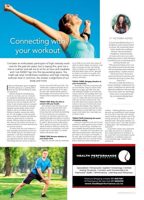 Fitness Journal October 2016