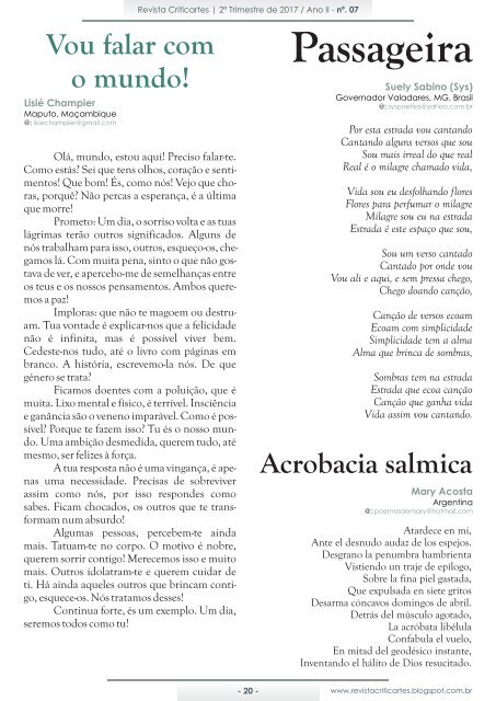Revista CriticArtes 7 Ed