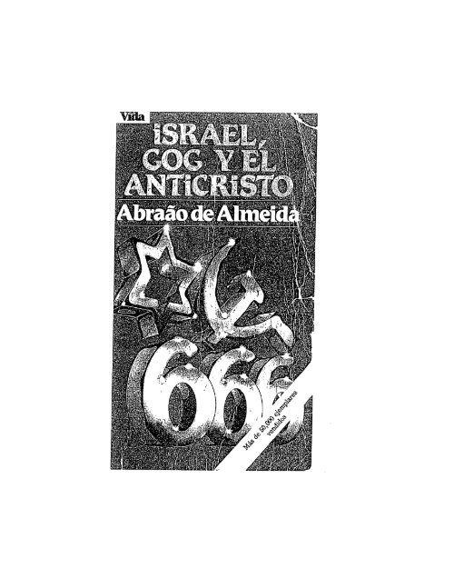 Abraão de Almeida - Israel, Gog y el Anticristo