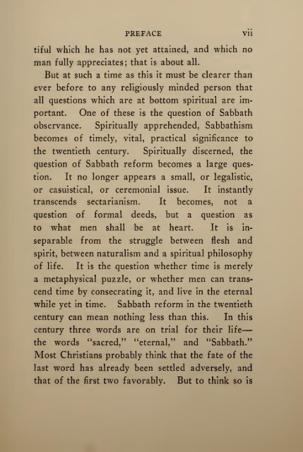 Abram Herbert Lewis - Spiritual Sabbathism