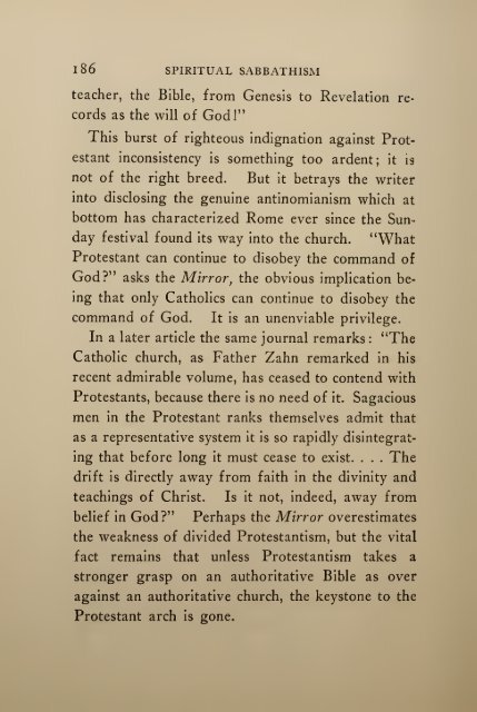 Abram Herbert Lewis - Spiritual Sabbathism