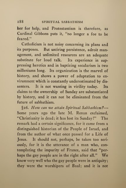 Abram Herbert Lewis - Spiritual Sabbathism