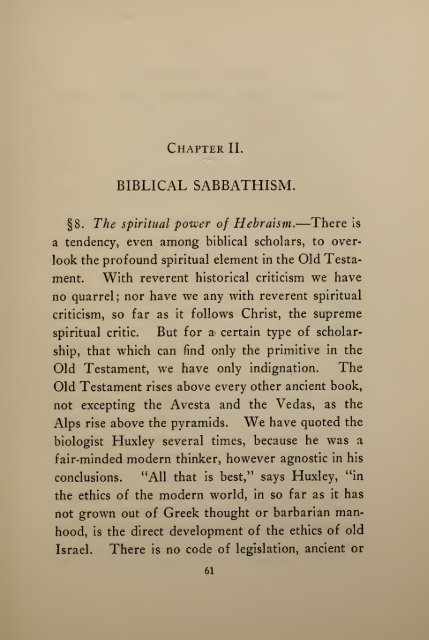 Abram Herbert Lewis - Spiritual Sabbathism