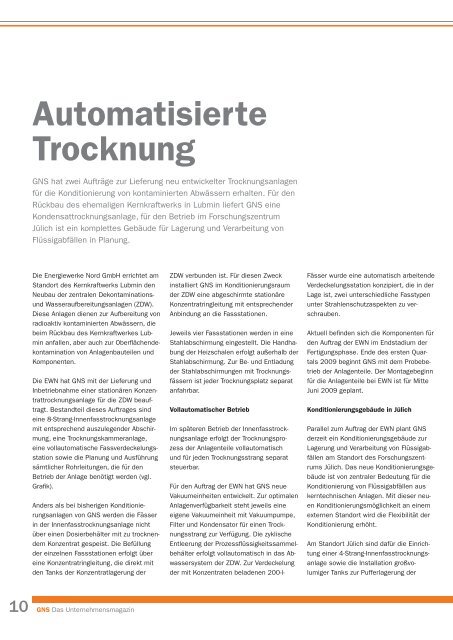 GNS - Unternehmensmagazin 3