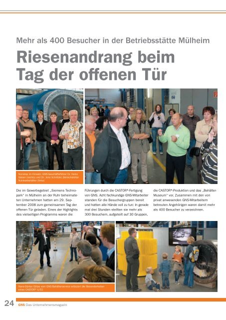 GNS - Unternehmensmagazin 3