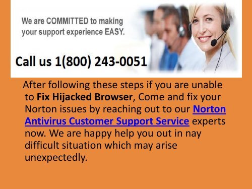 1 (800) 243-0051 How to Fix a Hijacked Browser by Norton