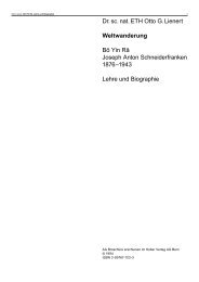 Dr. sc. nat. ETH Otto G. Lienert Weltwanderung Bô ... - Kober Verlag