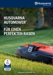 Husqvarna Automower Broschüre 2017