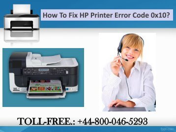 How to Fix HP Printer Error Code 0x10? | HP Technical Support Number 