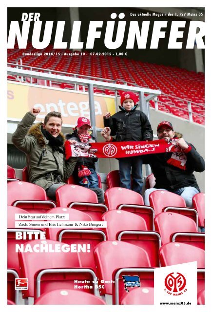 Bayer Leverkusen Stadionmagazin 2014/15 Hertha BSC Berlin 