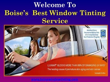 Car Window Tinting Boise | Boise Window Tinting