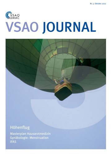 VSAO JOURNAL Nr. 5 - Oktober 2012