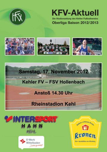 Samstag, 17. November 2012 Rheinstadion Kehl - Kehler FV