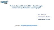 Photonic Crystals Market: Global Industry Analysis and Opportunity Assessment 2016-2025 |The Insight Partners