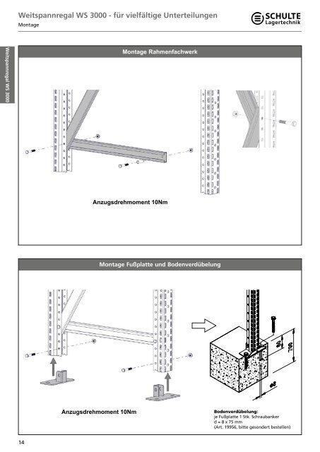 Montageanleitung-Weitspannregale