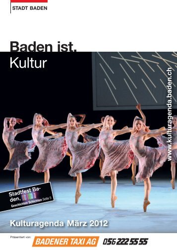 Baden ist. Kultur - Veranstaltungen - Baden