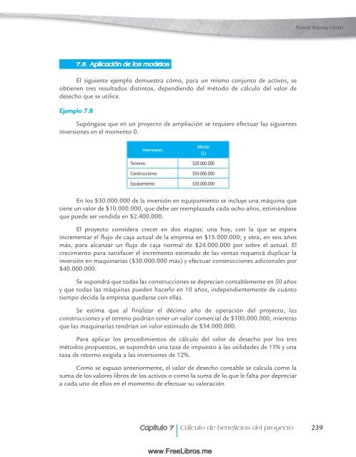 Proyectos de Inversión, 2da Edicion - Nassir Sapag Chaín